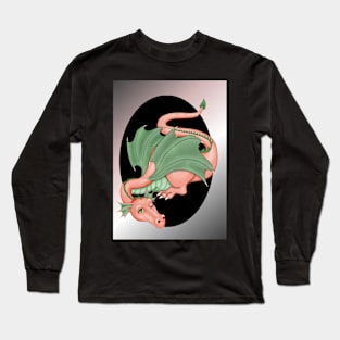 Coral Dragon Resting Long Sleeve T-Shirt